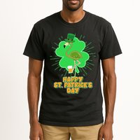 Cute St. Patrick's Day Flamingo With Beer Tall T-Shirt