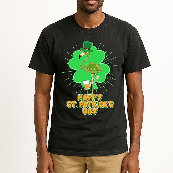 Cute St. Patrick's Day Flamingo With Beer Tall T-Shirt