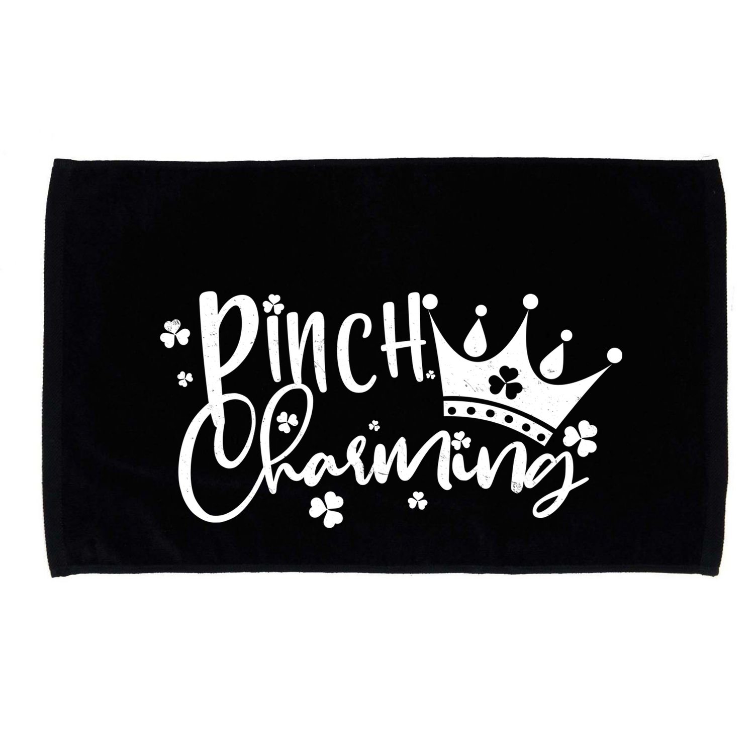 Cute St Patricks Day Pinch Charming Microfiber Hand Towel