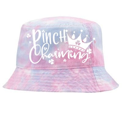 Cute St Patricks Day Pinch Charming Tie-Dyed Bucket Hat