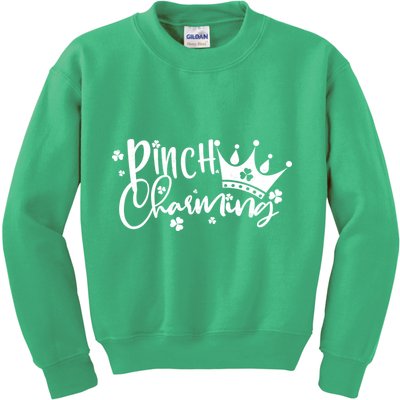 Cute St Patricks Day Pinch Charming Kids Sweatshirt