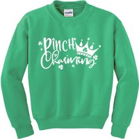 Cute St Patricks Day Pinch Charming Kids Sweatshirt