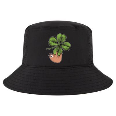 Cute St Patrick's Day Shamrock Sloth Cool Comfort Performance Bucket Hat