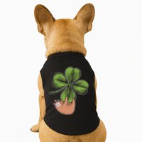 Cute St Patrick's Day Shamrock Sloth Doggie Tank