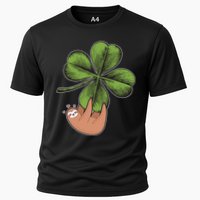 Cute St Patrick's Day Shamrock Sloth Performance Shirt