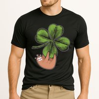 Cute St Patrick's Day Shamrock Sloth Performance Shirt