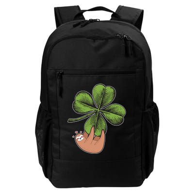 Cute St Patrick's Day Shamrock Sloth Backpack