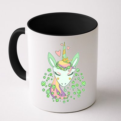 Cute St Patrick's Day Unicorn Shamrocks Clovers Mug