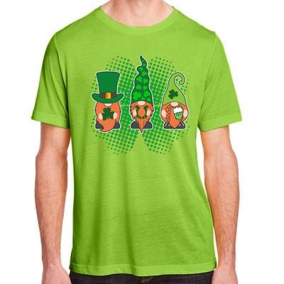 Cute St Patrick's Days Lucky Gnomes Adult ChromaSoft Performance T-Shirt