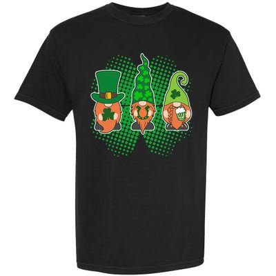 Cute St Patrick's Days Lucky Gnomes Garment-Dyed Heavyweight T-Shirt