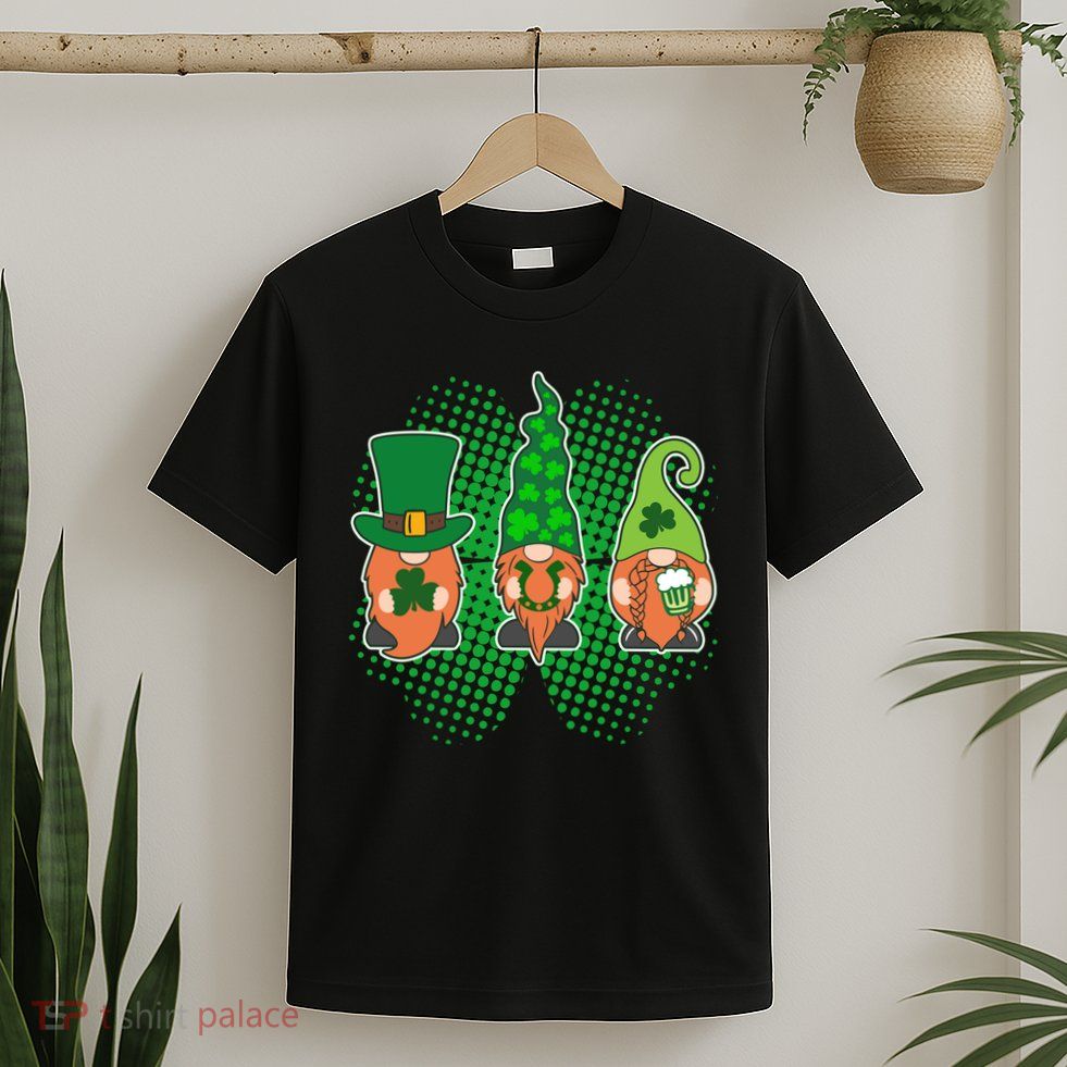 Cute St Patrick's Days Lucky Gnomes T-Shirt