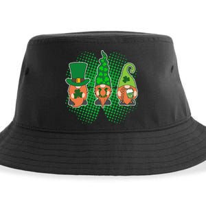 Cute St Patrick's Days Lucky Gnomes Sustainable Bucket Hat