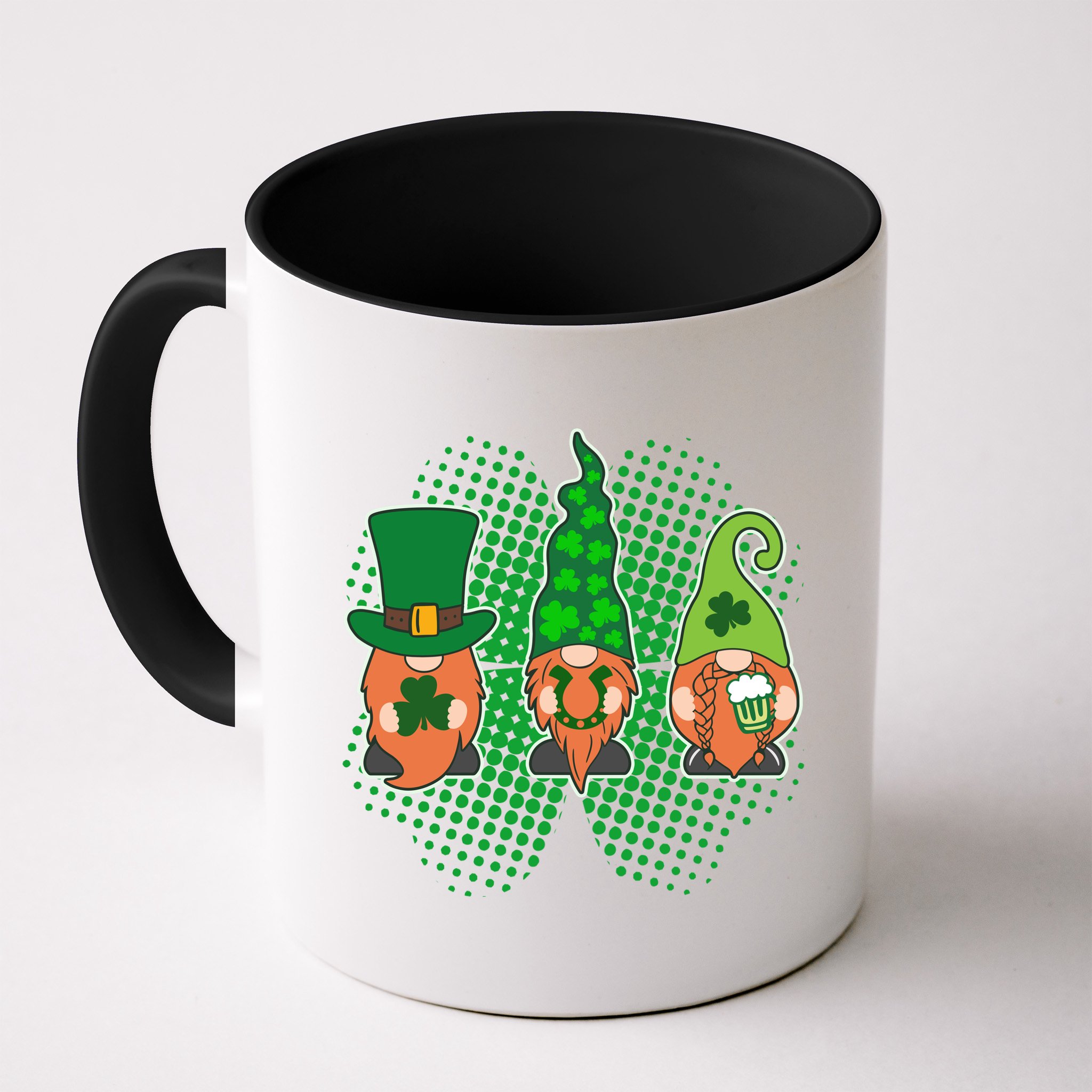 Cute St Patrick's Days Lucky Gnomes Mug