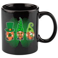 Cute St Patrick's Days Lucky Gnomes 11oz C Handle Ceramic Mug
