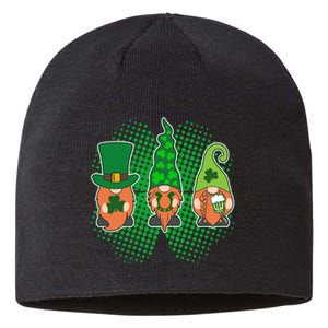 Cute St Patrick's Days Lucky Gnomes Sustainable Beanie