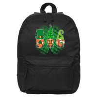Cute St Patrick's Days Lucky Gnomes 16 in Basic Backpack