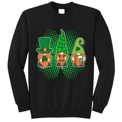 Cute St Patrick's Days Lucky Gnomes Tall Sweatshirt