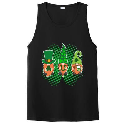 Cute St Patrick's Days Lucky Gnomes PosiCharge Competitor Tank