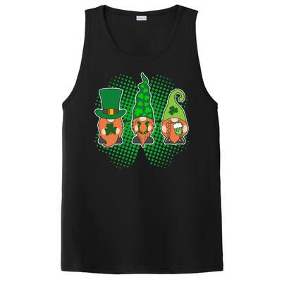 Cute St Patrick's Days Lucky Gnomes PosiCharge Competitor Tank