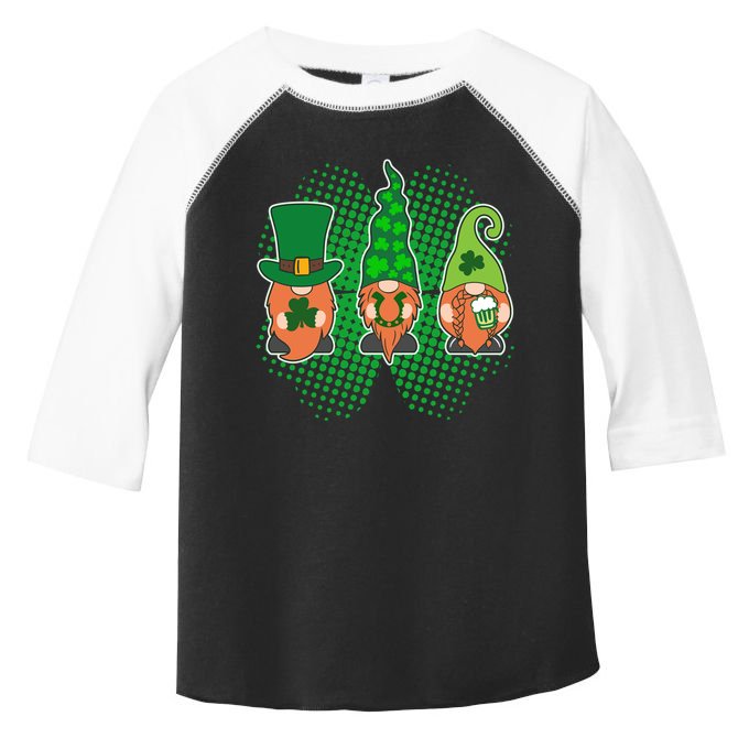 Cute St Patrick's Days Lucky Gnomes Toddler Fine Jersey T-Shirt