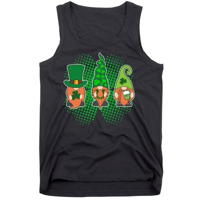 Cute St Patrick's Days Lucky Gnomes Tank Top