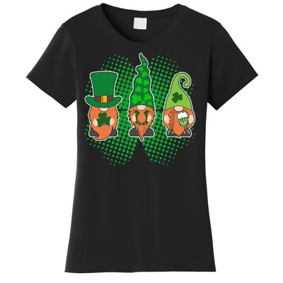 Cute St Patrick's Days Lucky Gnomes Women's T-Shirt