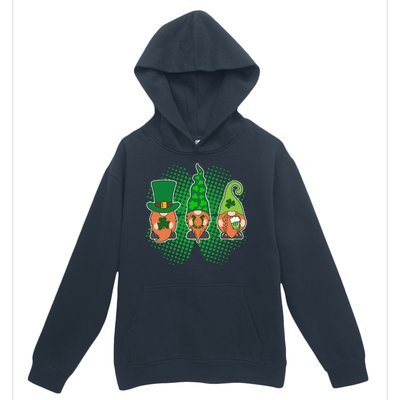 Cute St Patrick's Days Lucky Gnomes Urban Pullover Hoodie