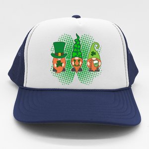 Cute St Patrick's Days Lucky Gnomes Trucker Hat