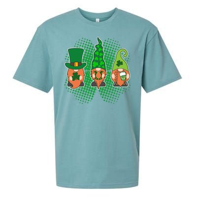 Cute St Patrick's Days Lucky Gnomes Sueded Cloud Jersey T-Shirt