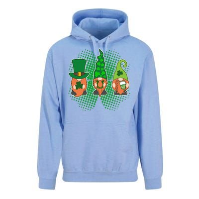 Cute St Patrick's Days Lucky Gnomes Unisex Surf Hoodie