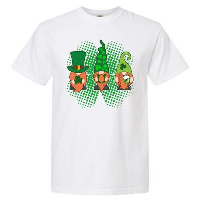 Cute St Patrick's Days Lucky Gnomes Garment-Dyed Heavyweight T-Shirt