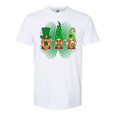 Cute St Patrick's Days Lucky Gnomes Softstyle CVC T-Shirt