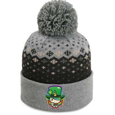 Cute St Patricks Leprechaun Rainbow Unicorn The Baniff Cuffed Pom Beanie