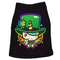 Cute St Patricks Leprechaun Rainbow Unicorn Doggie Tank