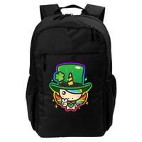 Cute St Patricks Leprechaun Rainbow Unicorn Backpack
