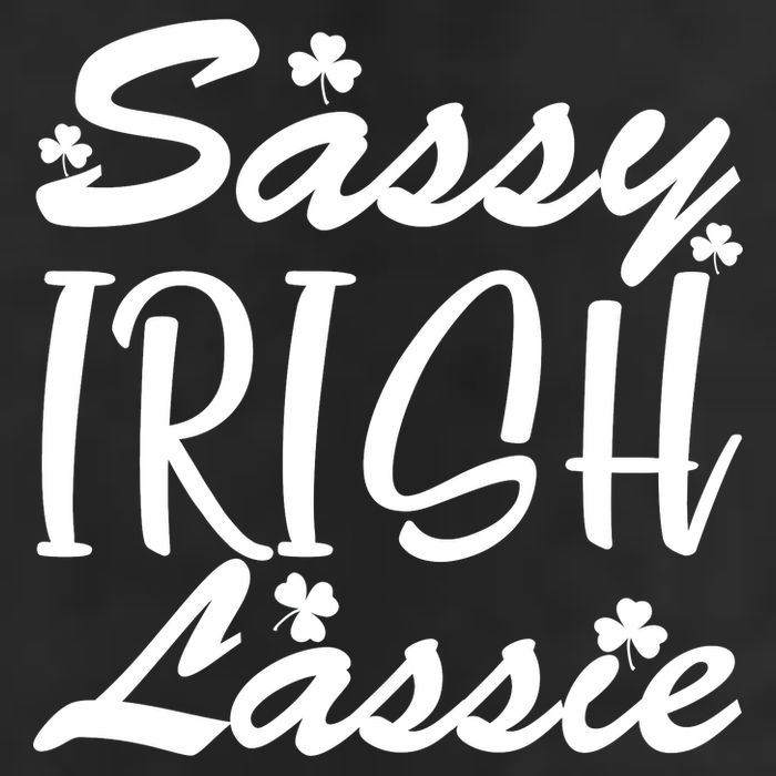 Cute St Pattys Day Sassie Irish Lassie Adult Drive Performance Visor