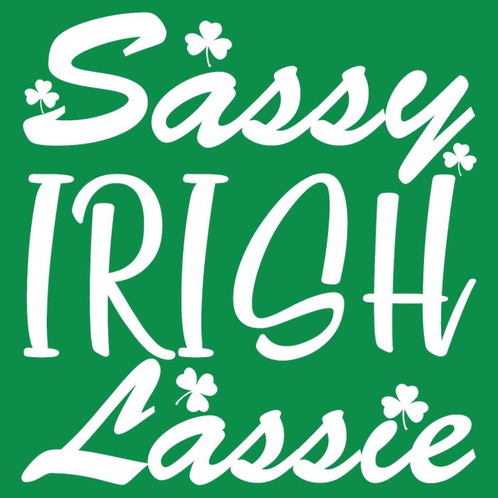 Cute St Pattys Day Sassie Irish Lassie Tall T-Shirt