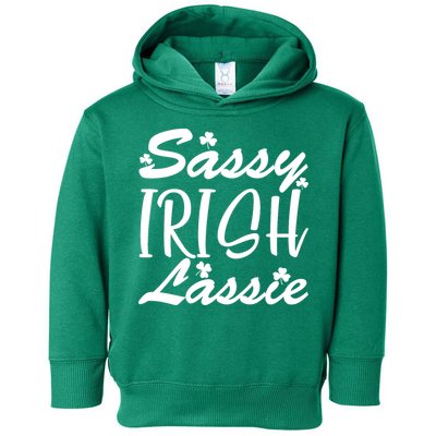 Cute St Pattys Day Sassie Irish Lassie Toddler Hoodie