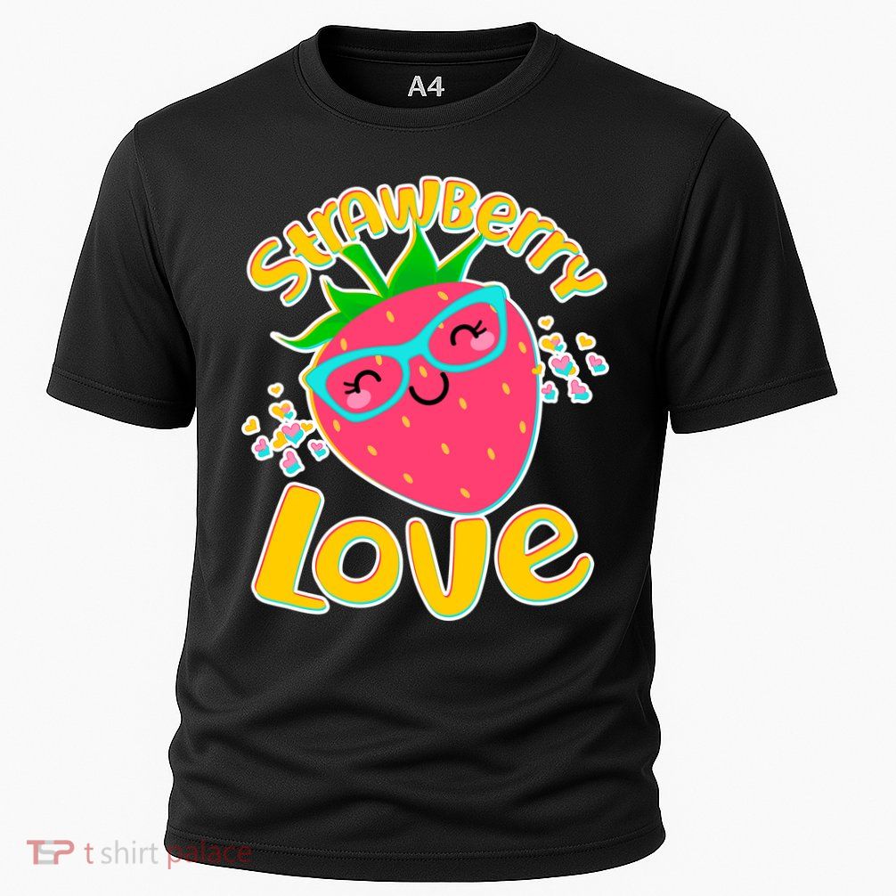 Cute Strawberry Love Performance Shirt