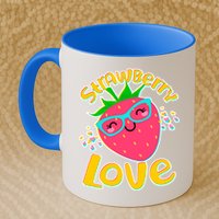 Cute Strawberry Love Mug