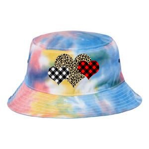 Cute Stylish Leopard Plaid Print Valentine Hearts Tie Dye Newport Bucket Hat