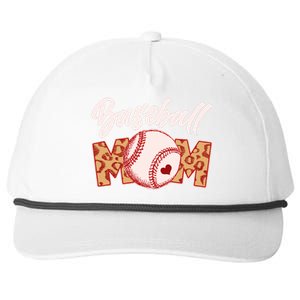 Cute Stylish Leopard Print Baseball Mom Snapback Five-Panel Rope Hat