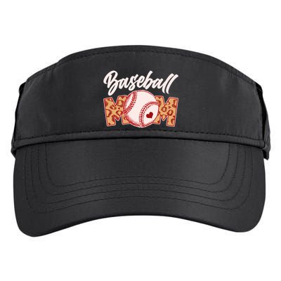 Cute Stylish Leopard Print Baseball Mom Adult Drive Performance Visor