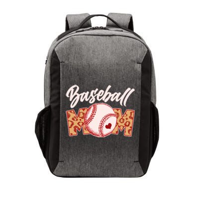 Cute Stylish Leopard Print Baseball Mom Vector Backpack