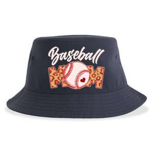 Cute Stylish Leopard Print Baseball Mom Sustainable Bucket Hat