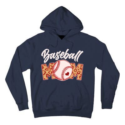 Cute Stylish Leopard Print Baseball Mom Tall Hoodie