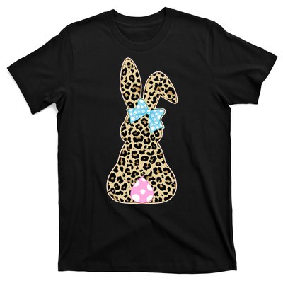 Cute Stylish Leopard Print Easter Bunny T-Shirt