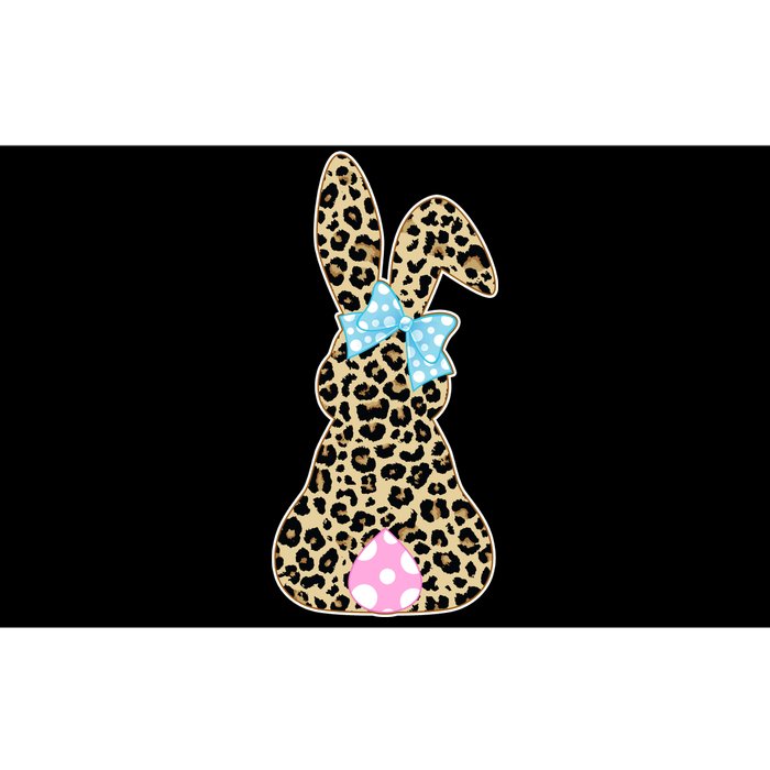 Cute Stylish Leopard Print Easter Bunny Bumper Sticker