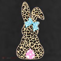 Cute Stylish Leopard Print Easter Bunny Adult Drive Performance Visor
