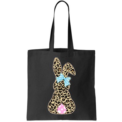 Cute Stylish Leopard Print Easter Bunny Bag